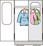 生地に負担がかからずキモチよく乾きます。
